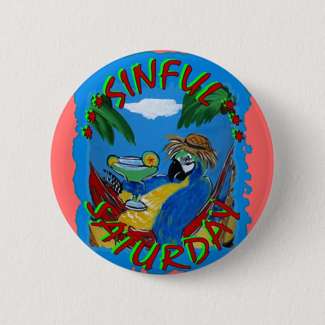 Party Parrots Button (Front)