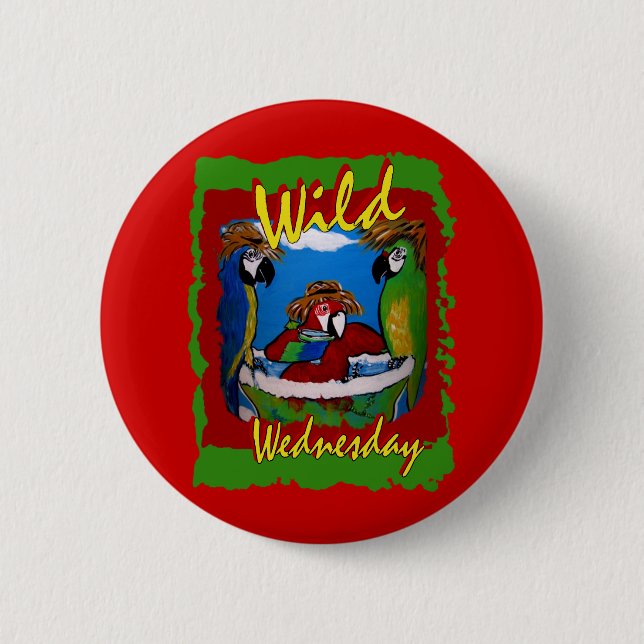 Party Parrots Button (Front)