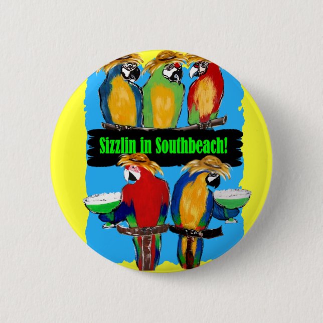 PARTY PARROTS BUTTON (Front)