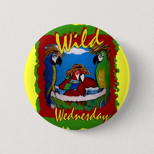 Party Parrots Button (Front)
