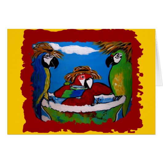 Party Parrots Cards (Front Horizontal)