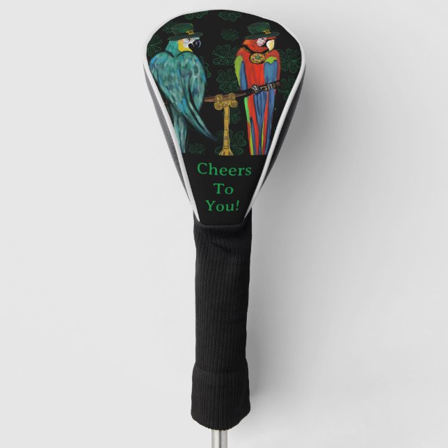 PARTY PARROTS        GOLF HEAD COVER (Front)