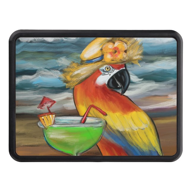 Party Parrots                Hitch Cover (Front)