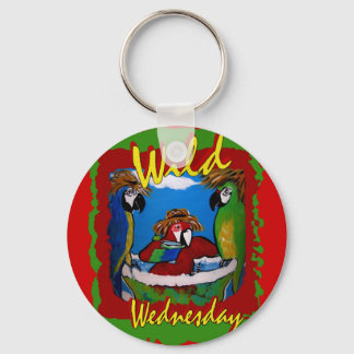 Party Parrots Keychain