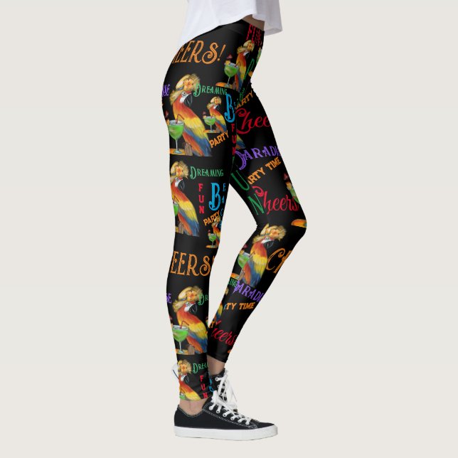 Party Parrots Leggings (Right)