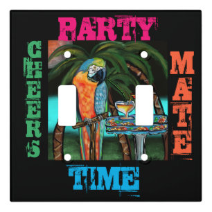 Party Parrots Light Switch Cover