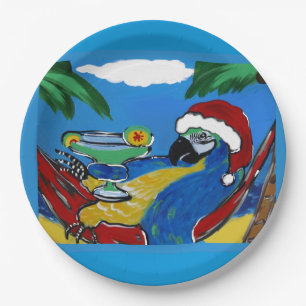PARTY PARROTS PAPER PLATES