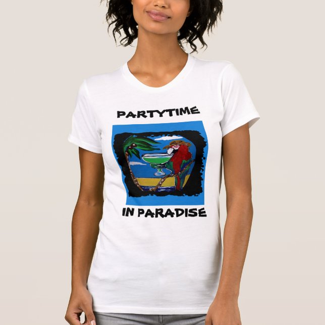 Party Parrots T-Shirt (Front)