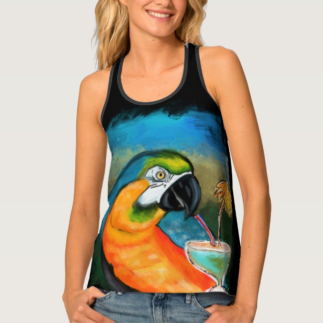 Party Parrots Tank Top (Front)