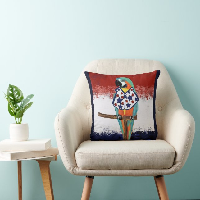 PARTY PARROTS         THROW PILLOW (Chair)