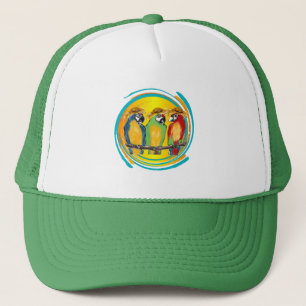 PARTY PARROTS TRUCKER HAT