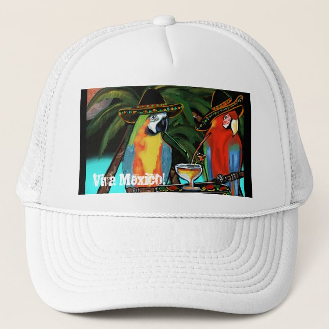 Party Parrots                       Trucker Hat (Front)