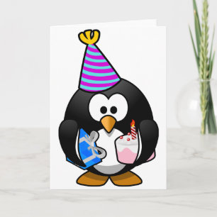 Party Penguin Card