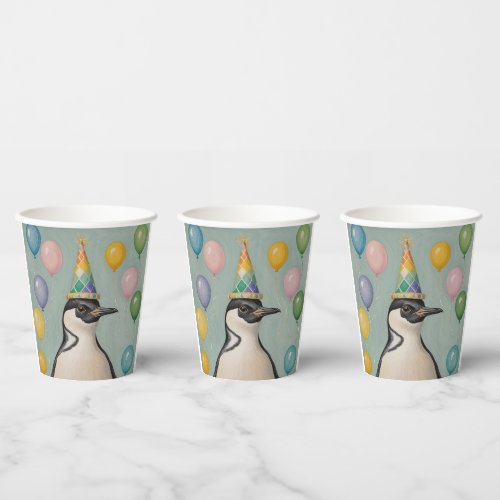 Party Penguin Paper Cups