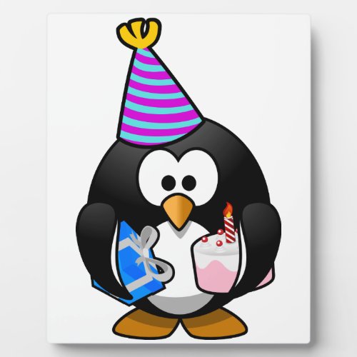 Party Penguin Plaque