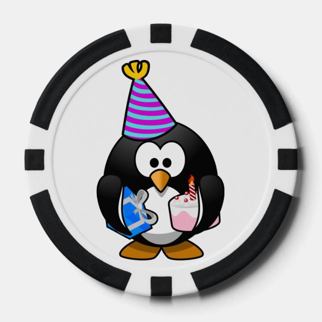 Party Penguin Poker Chips (Front)