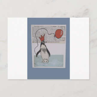 party penguin postcard