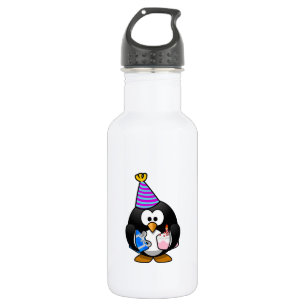 Party Penguin Stainless Steel Water Bottle