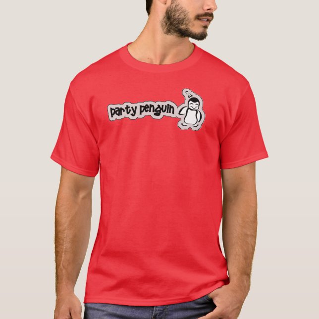 Party Penguin T-Shirt (Front)