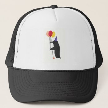 Party Penguin Trucker Hat by AlteredBeasts at Zazzle