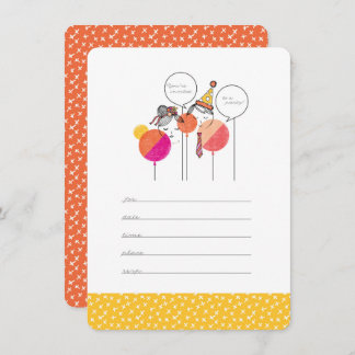 Party People 4.5" x 6.25" Invitations