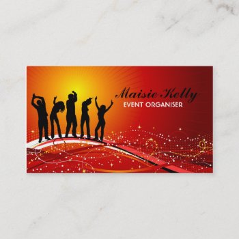 Party People Business Card by Kjpargeter at Zazzle