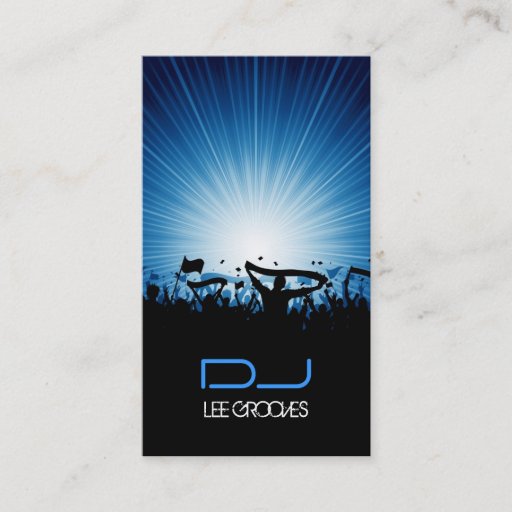 Customizable Party People Business Card