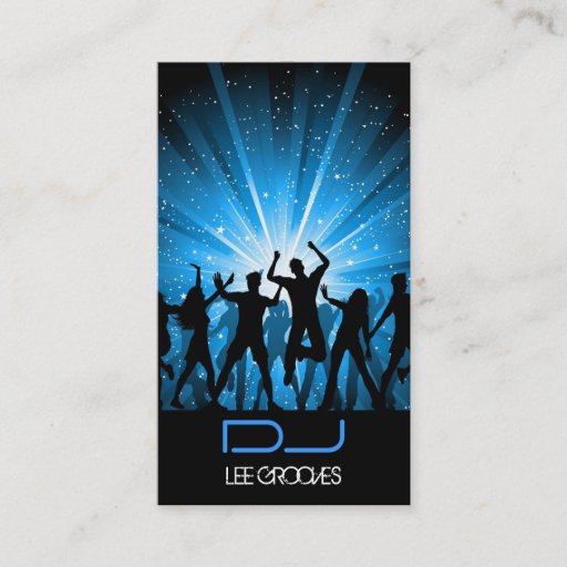 Customizable Party People Business Card