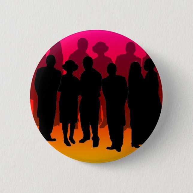 Party People copy Pinback Button (Front)