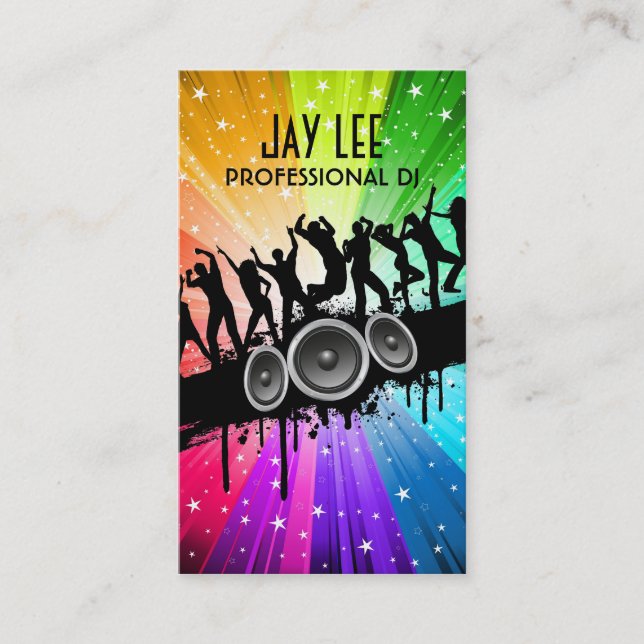 Party People DJ's Business Card (Front)