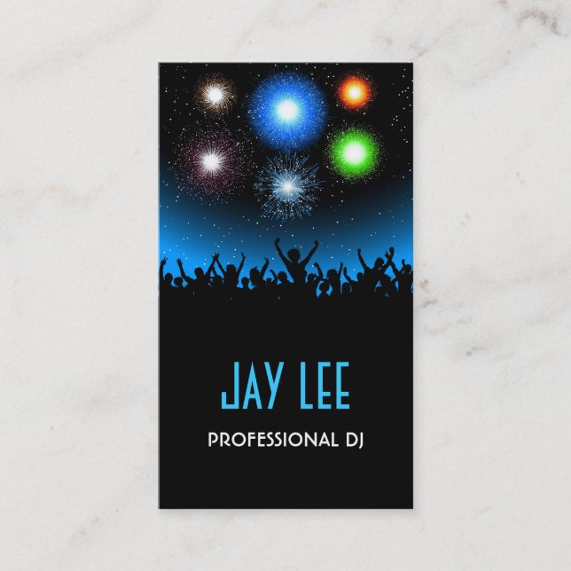 Party People DJ's Business Card (Front)
