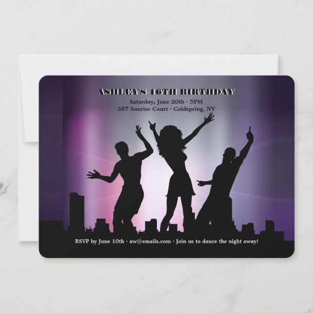 Party People Invitation (Front)