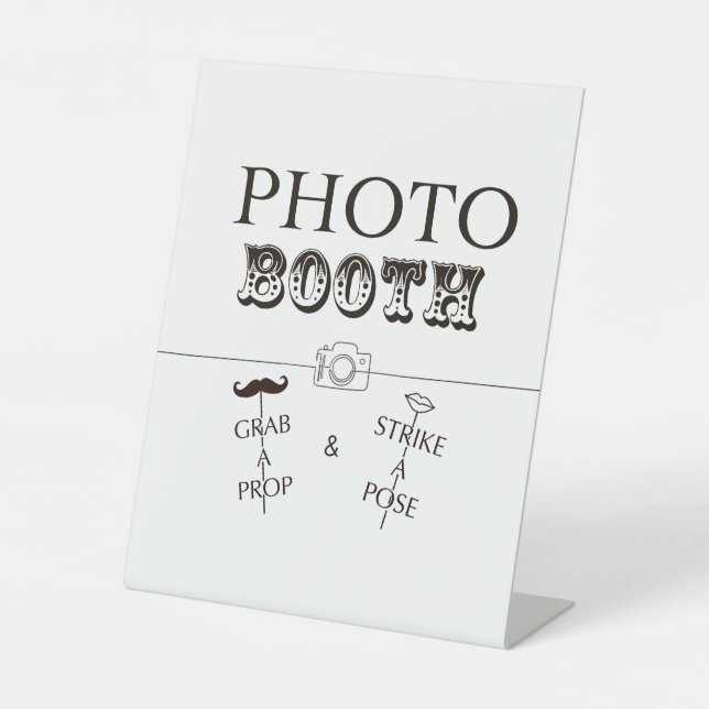 Party Photo Booth sign (Front)