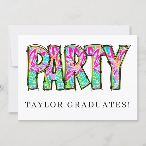 * PARTY PHOTO GRADUATION Any  Event Personalize Invitation