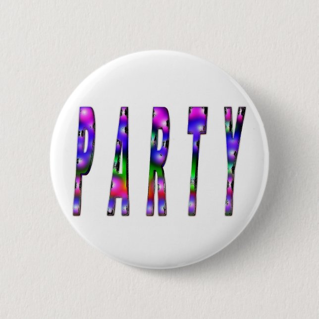 Party Pinback Button (Front)