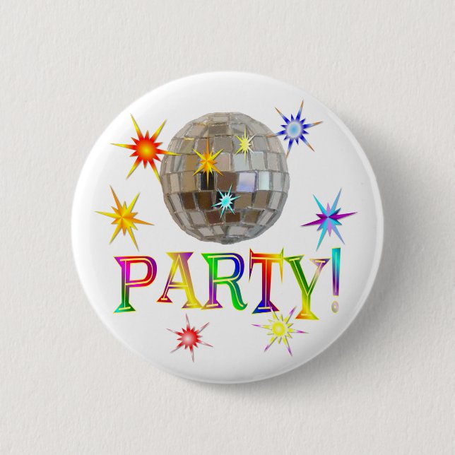 Party! Pinback Button (Front)