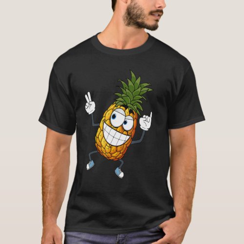 Party Pineapple Dancing Aloha Beaches Hawaii Hawai T_Shirt