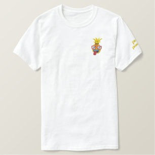 Party Pineapple Patch Embroidered T-Shirt