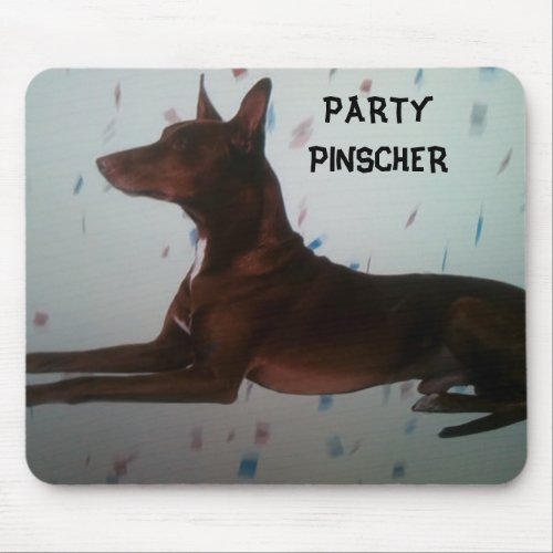 PARTY PINSCHER MOUSEPAD