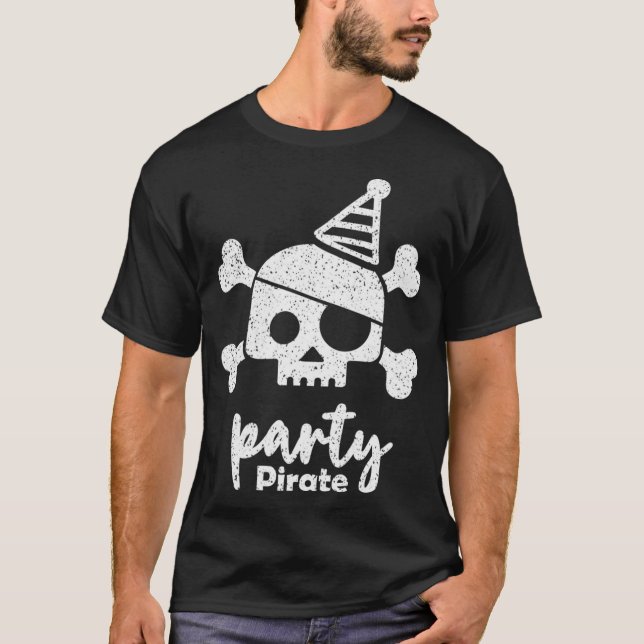 Party Pirate  T-Shirt (Front)