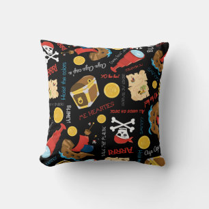 Party Pirate  Throw Pillow