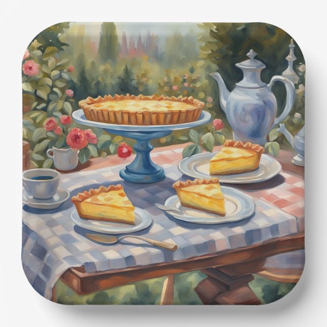 Party place  paper plates (Front)