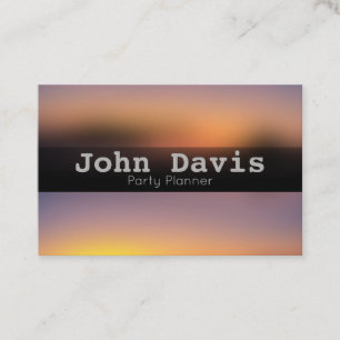 Party Planner business card