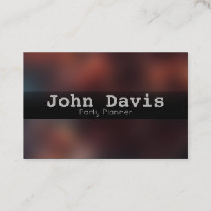 Party Planner business card