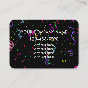 Party Planner Business Cards
