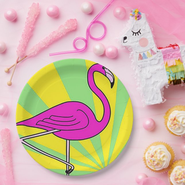Party Plates Flamingo (Party)