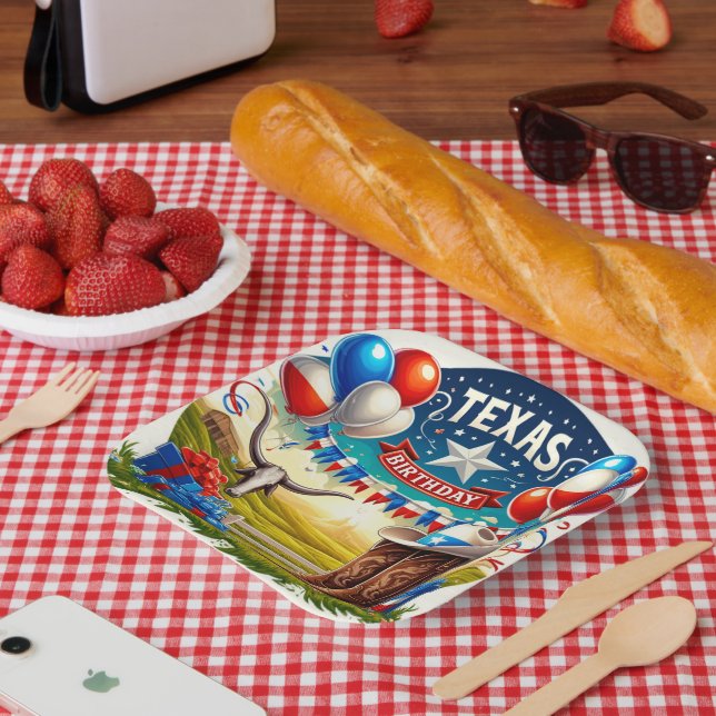 Party Plates Texas Way (Picnic)