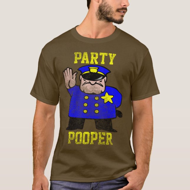 Party Pooper, Vintage T-Shirt (Front)