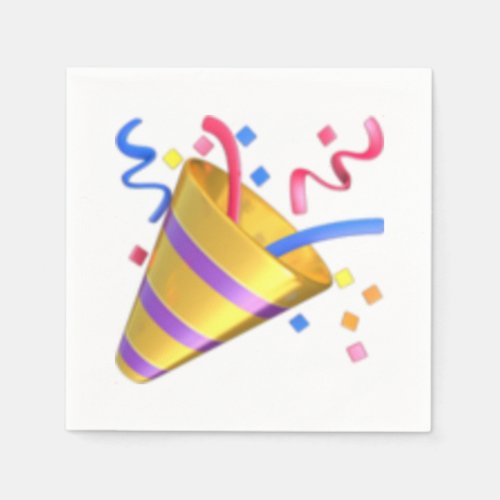 Party popper _ Emoji Paper Napkins