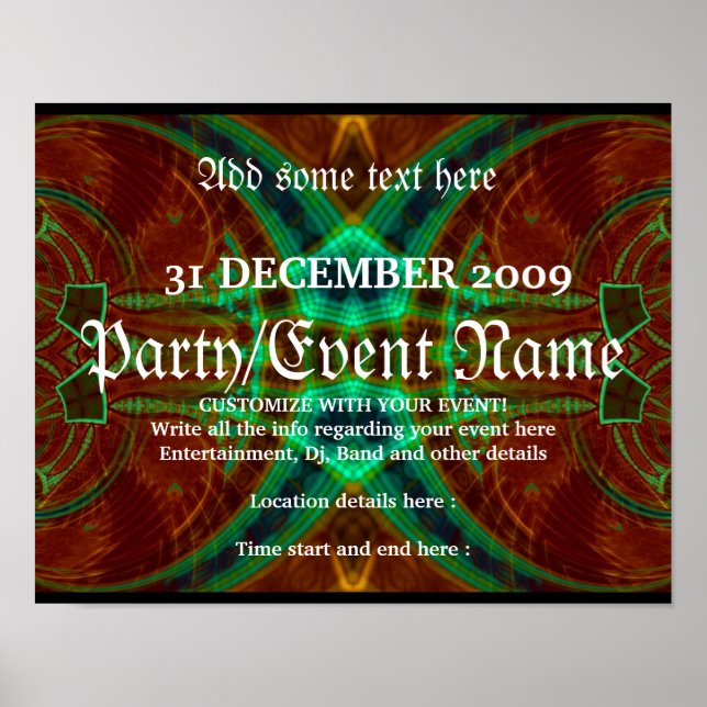Party Poster #010 Poster (Front)